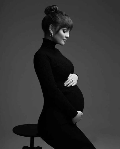 Maternity Dresses Pregnancy Women Maxi Long Dresses Clothes for Pregnant Babyshower Props