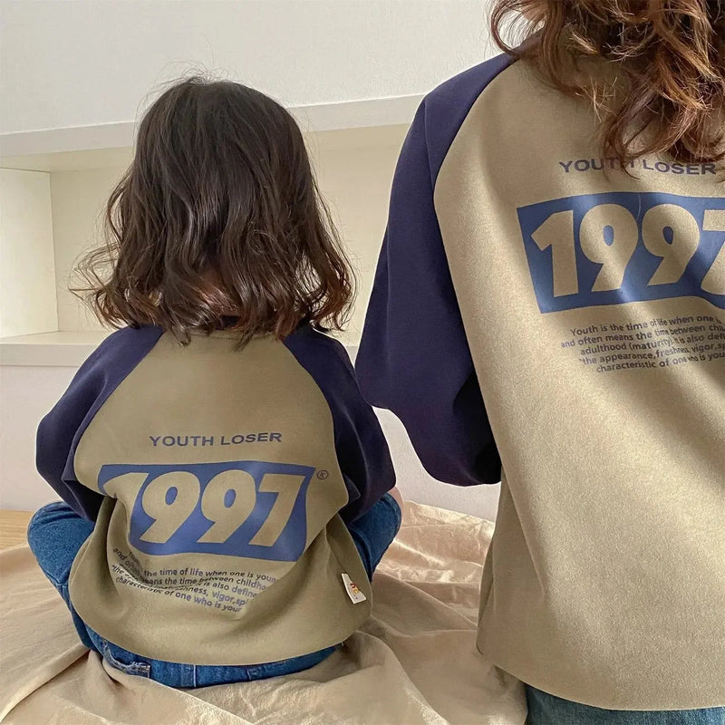 SweatshirtFather Mother and Daughter Me Son Matching Tee Shirts Baby Matching Clothes for the Whole Family Cotton Tops Spring - Mein Shop