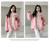 Family Thick Mother Children Suit Warm Winter Korean Fashion Women Daughter Son Matching Coat Baby Clothes  Zipper Sets Jacket - Mein Shop