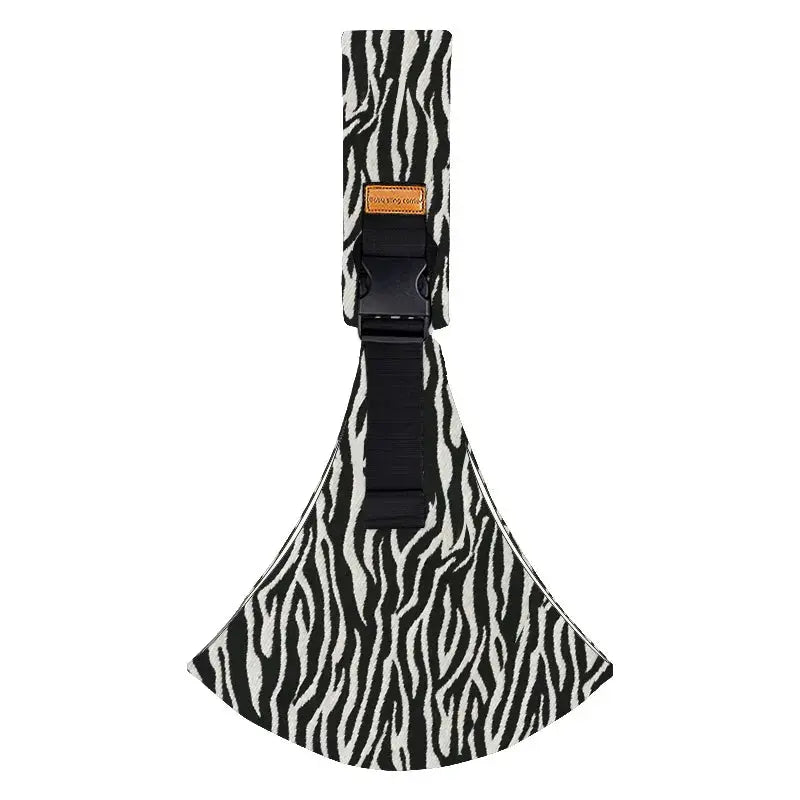 Baby Going Out Safety Carrier Simple Leopard Pattern Portable Front Hug Type Back Baby Out of the Baby Artifact Waist Stool - Mein Shop