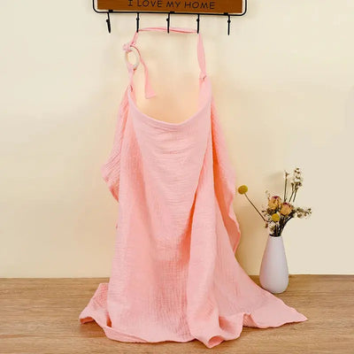 Breathable Baby Nursing Cover Maternity Breastfeeding Cover Cotton Muslin Baby Feeding Blanket Privacy Apron Stroller Blankets - Mein Shop