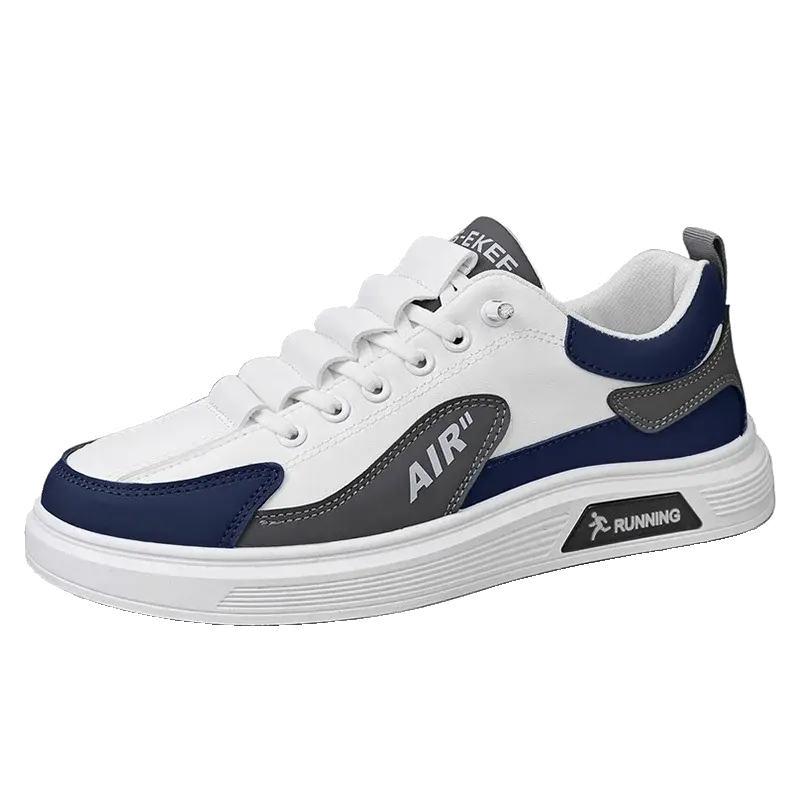 Trend 2025 New Men's Shoes Leather Fashion Low-top Men's Casual Trendy Shoes Running Sports - Grace and glow