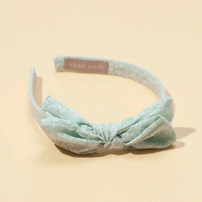 Baby Accessories For Newborn Toddler Kids Baby Girl Boy Hairband Cotton Hair Hoop Exquisite Printed Large Bow Hair Accessories - Mein Shop