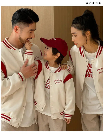 Winter Jacket for The Whole Family Warm Thick Coat Fashion Korean Father Mother and Daughter Son Children Long Sleeve Outerwear - Mein Shop