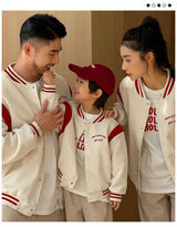 Winter Jacket for The Whole Family Warm Thick Coat Fashion Korean Father Mother and Daughter Son Children Long Sleeve Outerwear
