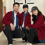 Winter Family Warm Jacket Parent-child Clothes Korea Fashion Father Mother and Daughter Son Baby Matching Thick Coat with Hooded - Mein Shop