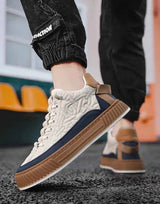 Men Sneakers Fashion Trend Luxury Brand Casual Flat Shoes Vulcanize Shoe Male Outdoors Non-slip wear-resistant Hiking Shoes 2023