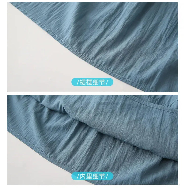 Family Matching Clothes for Brother Sister Mom Daughter Blue Dress Dad Son Clothing Korean Children Two Piece Set Couples Outfit Mein Shop