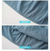 Family Matching Clothes for Brother Sister Mom Daughter Blue Dress Dad Son Clothing Korean Children Two Piece Set Couples Outfit