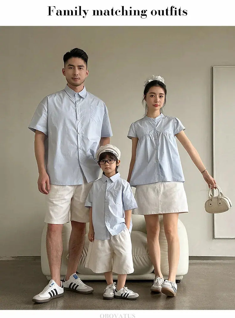 Family Look Matching Clothes Set Matching Family Outfits Family Matching Clothes Mother And Daughter Dress Father Son Clothing - Mein Shop