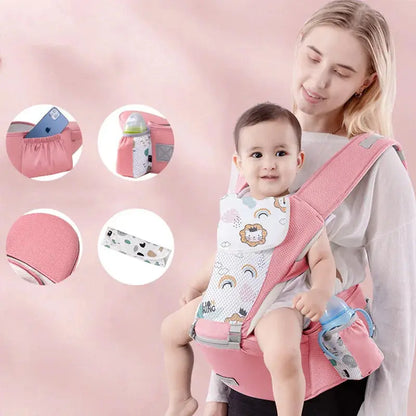 Newborn Ergonomic Baby Carrier Backpack Infant Baby Hipseat Carrier Front Facing Ergonomic Kangaroo Baby Wrap Sling Travel - Mein Shop