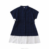 Family Matching Clothes Boy Girl Outfit Set Father and Son Shirt Shorts Suit Mother and Daughter Dress Same Girl Blouse Dress - Mein Shop