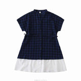 Family Matching Clothes Boy Girl Outfit Set Father and Son Shirt Shorts Suit Mother and Daughter Dress Same Girl Blouse Dress