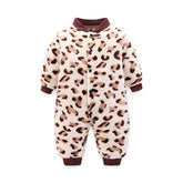 Newborn Baby Spring Winter Clothes Infant Jacket for Girls Jumpsuit for Boys Soft Flannel Bebe Romper Baby Clothes 0-18 Month - Mein Shop