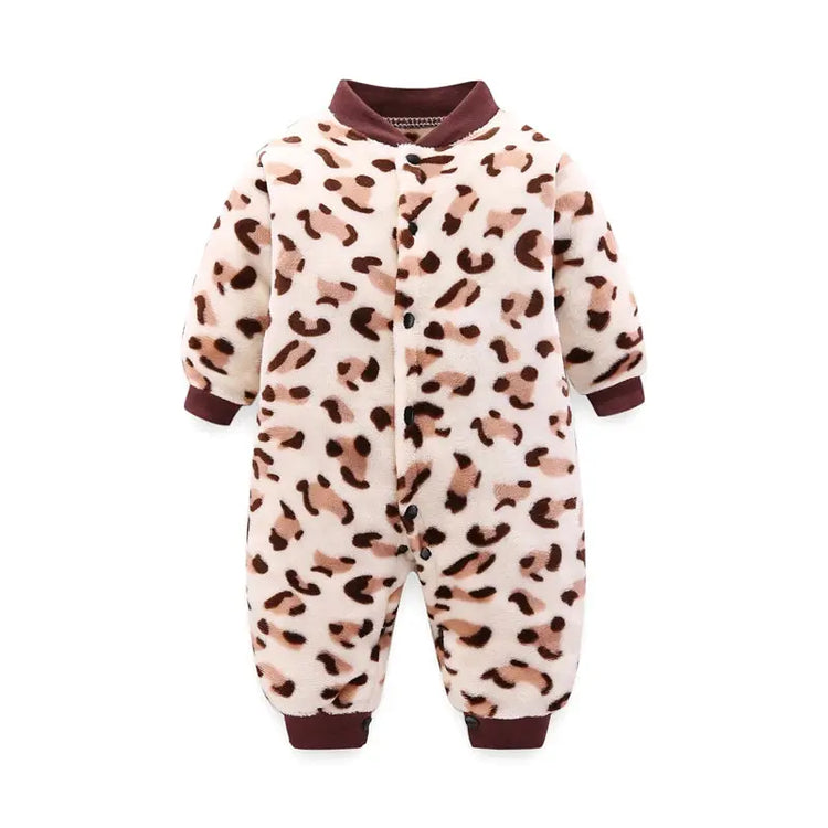 Newborn Baby Spring Winter Clothes Infant Jacket for Girls Jumpsuit for Boys Soft Flannel Bebe Romper Baby Clothes 0-18 Month - Mein Shop