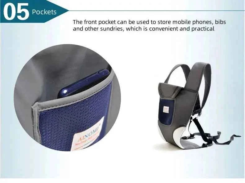 Baby Carrier Backpack 3 in 1 Things for Babies Accessories Kangaroo Accessories Sling Stuff Children's Newborn Infant Ergonomic