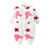 Newborn Baby Spring Winter Clothes Infant Jacket for Girls Jumpsuit for Boys Soft Flannel Bebe Romper Baby Clothes 0-18 Month - Mein Shop