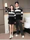 Sweater for The Whole Family Polo Knit Tops Fashion Mom and Daughter Child Girl Matching Jumper Dad and Son Baby Boy Knitwear - Mein Shop