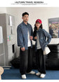 Family Cotton Denim Shirts Parent-child Fashion Clothes Mother and Daughter Jacket Korean Father and Son Same Stripe Coat Tops - Mein Shop