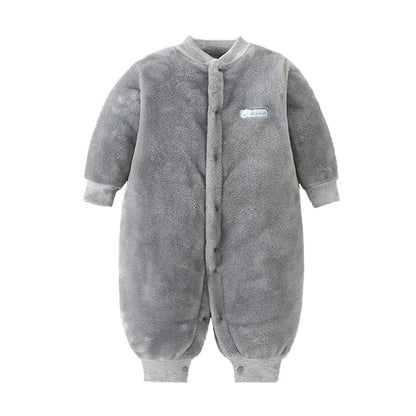 Newborn Baby Spring Winter Clothes Infant Jacket for Girls Jumpsuit for Boys Soft Flannel Bebe Romper Baby Clothes 0-18 Month - Mein Shop