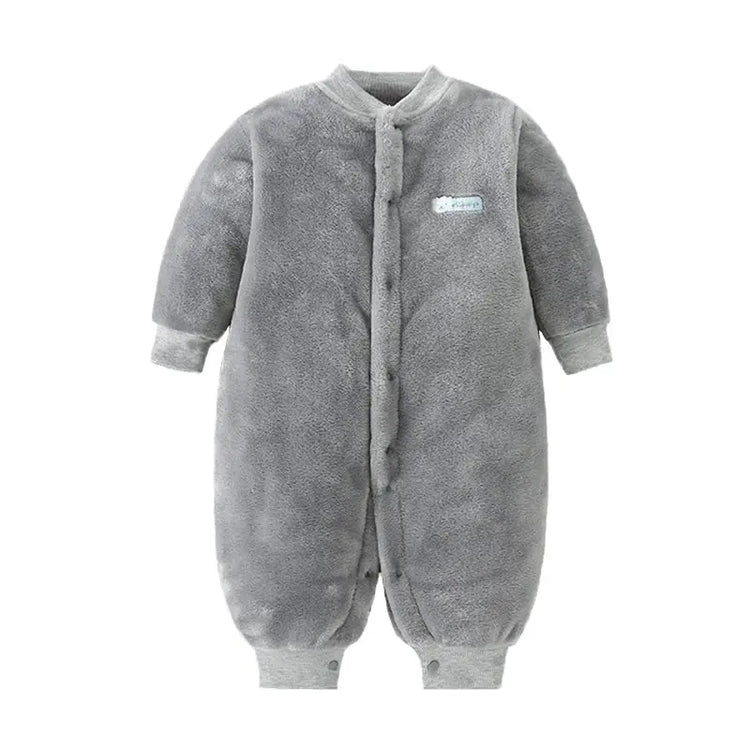 Newborn Baby Spring Winter Clothes Infant Jacket for Girls Jumpsuit for Boys Soft Flannel Bebe Romper Baby Clothes 0-18 Month - Mein Shop