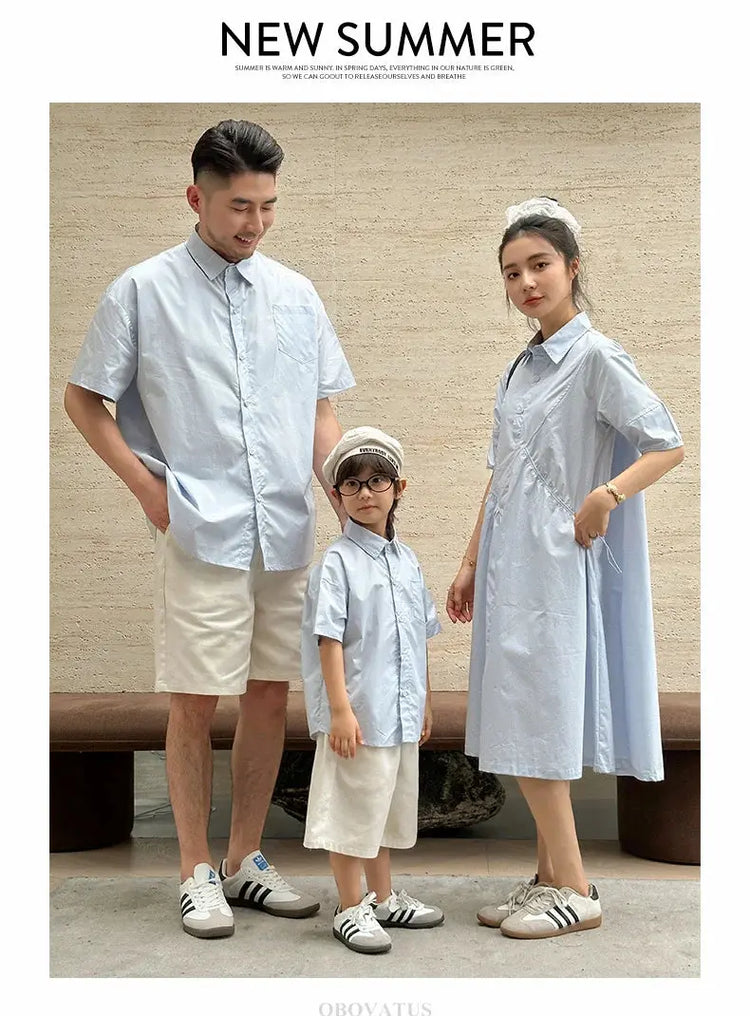 Family Look Matching Clothes Set Matching Family Outfits Family Matching Clothes Mother And Daughter Dress Father Son Clothing - Mein Shop