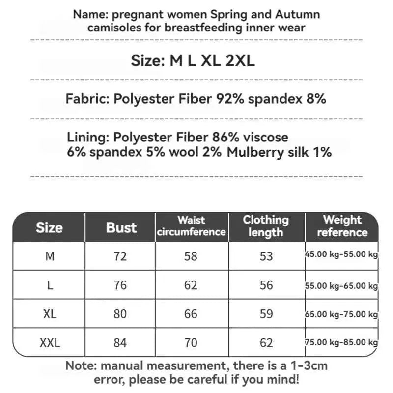 Neue Mode Schwangere Damen Weste Warmes Top für Herbst und Winter, kein BH nötig, Stilltop für werdende Mütter