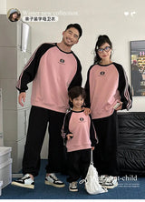 Parents and Children Warm Sweatshirts for The Whole Family Clothes Winter Father Mother and Son Daughter Thick Long Sleeve Tops - Mein Shop