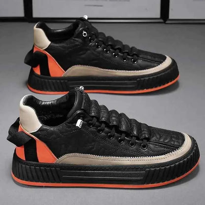 Men Sneakers Fashion Trend Luxury Brand Casual Flat Shoes Vulcanize Shoe Male Outdoors Non-slip wear-resistant Hiking Shoes 2023