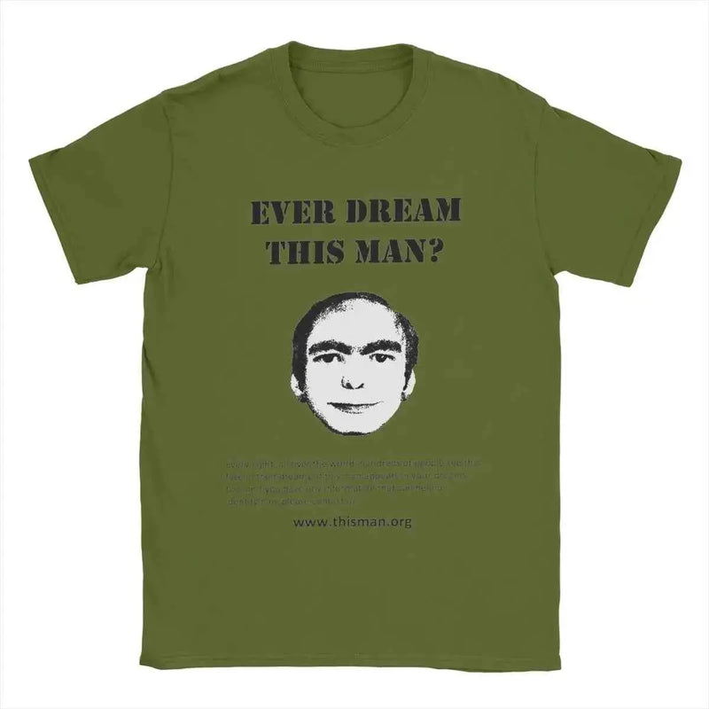 Men's T-Shirt Ever Dream This Man Novelty Cotton Tee Shirt Short Sleeve T Shirt O Neck Tops Gift Idea