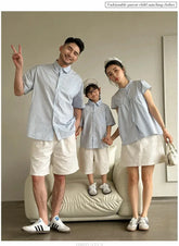 Family Look Matching Clothes Set Matching Family Outfits Family Matching Clothes Mother And Daughter Dress Father Son Clothing - Mein Shop
