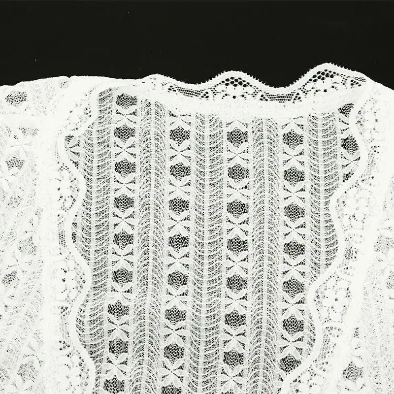 Women's T-shirt New Autumn Club Party Sexy Lace Tees Streetwear Fashion Long Sleeves T-shirt Lady Versatile Casual Slim Clothing - Mein Shop