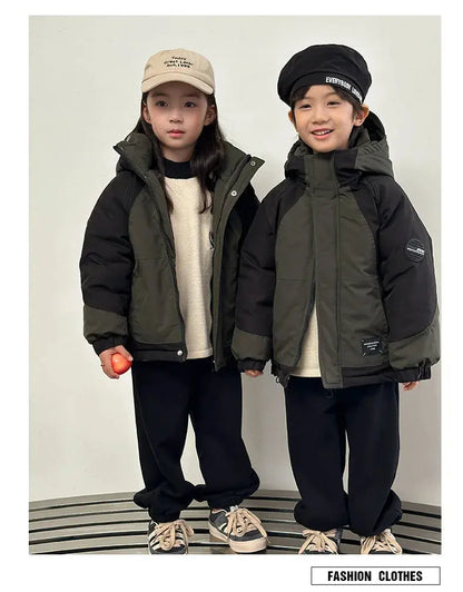 Family Matching Warm Clothes Winter Daughter Mother Thick Padded Coat Son Father Quilted Jacket Parents and Children Clothing - Mein Shop