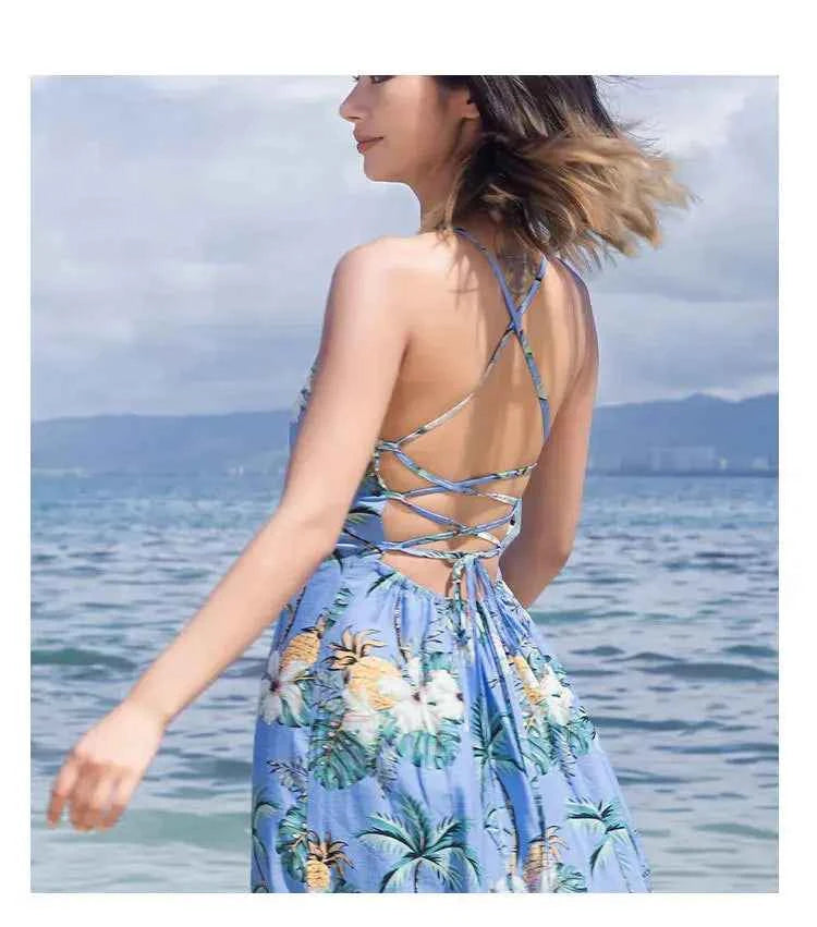 Beach Ware Clothes for Family Vacation 2025 Dad and Son Matching Shirts Oufits Sea Mom Daughter Equal Dresses Women Sexy Dress