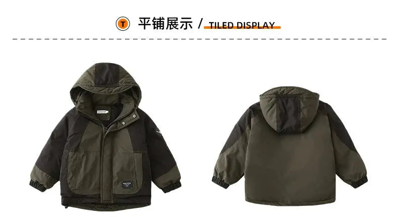 Family Matching Warm Clothes Winter Daughter Mother Thick Padded Coat Son Father Quilted Jacket Parents and Children Clothing - Mein Shop