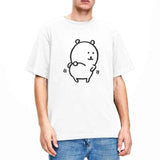 Men Women's T Shirt Joke Bear T Shirts Harajuku Summer Tees Classic Print 100% Cotton Tops Birthday Gift