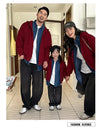 Winter Family Warm Jacket Parent-child Clothes Korea Fashion Father Mother and Daughter Son Baby Matching Thick Coat with Hooded - Mein Shop