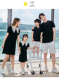 Coordinated Outfits for Family Matching Clothes Mother and Daughter Black Dress Father and Son Kid Shirt Outfits Dad Child Sets - Mein Shop