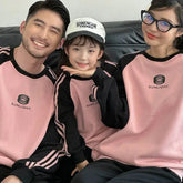 Parents and Children Warm Sweatshirts for The Whole Family Clothes Winter Father Mother and Son Daughter Thick Long Sleeve Tops - Mein Shop