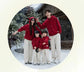 Funny Family Red Hoodies Ear Winter Warm Parent-child Clothes Dad Mom Daughter Son Matching Thick Hooded Sweatshirts Pants Sets - Mein Shop