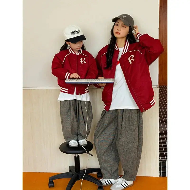 Winter Family Warm Coat Fashion Parent-child Matching Clothes Mom Dad Baby Clothing Korean Father Mother Son Daughter Thick Coat - Mein Shop