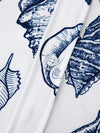 Women'S Shirt Elegant Evening Gown Women'S Plus-Size Lapel Button-Down Long-Sleeved Top Summer Fashion Hawaiian Vacation Shirt - Mein Shop