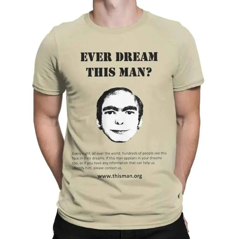 Men's T-Shirt Ever Dream This Man Novelty Cotton Tee Shirt Short Sleeve T Shirt O Neck Tops Gift Idea