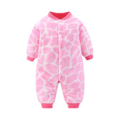 Newborn Baby Spring Winter Clothes Infant Jacket for Girls Jumpsuit for Boys Soft Flannel Bebe Romper Baby Clothes 0-18 Month - Mein Shop