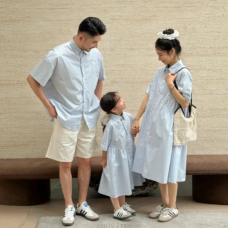 Family Look Matching Clothes Set Matching Family Outfits Family Matching Clothes Mother And Daughter Dress Father Son Clothing - Mein Shop