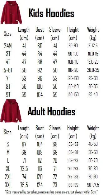 Funny Family Red Hoodies Ear Winter Warm Parent-child Clothes Dad Mom Daughter Son Matching Thick Hooded Sweatshirts Pants Sets - Mein Shop
