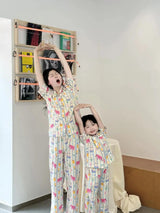 Family Pijama Set Mother and Daughter Matching Sleepwear Suit Mom and Baby Girl Same Home Clothes Mommy and Me Nightgown Outfits - Mein Shop