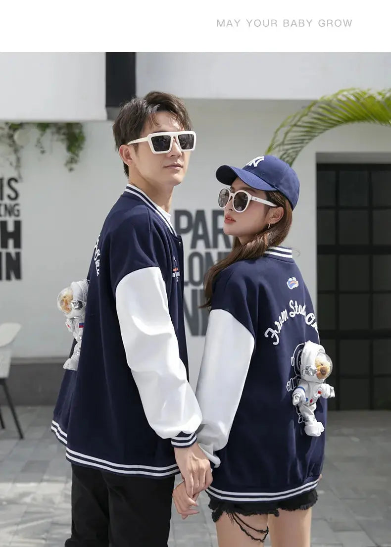 Fashion Family Matching Clothing Parent-child Same Jacket Mother and Daughter Coat Father and Son Boy Children Clothes Outerwear - Mein Shop