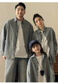 Matching Family Plaid Shirts Dad Mom and Boys Girls Fashion Clothes Korean Father Mother and Daughter Son Same Clothing Jacket Mein Shop