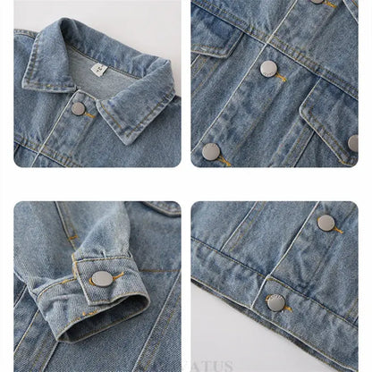 Spring Autumn Korean Parent-Child Clothing Set Matching Outfits for the Family Look Jacket Pants Clothes Set Dad Mum Kids Wear - Mein Shop